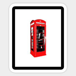 red telephone Sticker